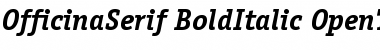 ITC Officina Serif Bold Italic