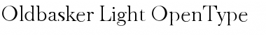 Oldbasker-Light Regular Font