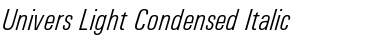 Download Univers Light Condensed Font