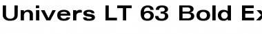 Univers LT 53 Extended Font