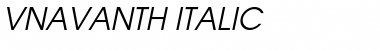 .VnAvantH Italic