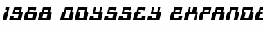 Download 1968 Odyssey Expanded Italic Font