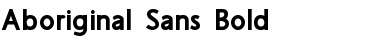 Aboriginal Sans Font