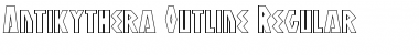 Antikythera Outline Regular Font