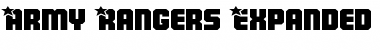 Army Rangers Expanded Expanded Font