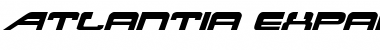 Atlantia Expanded Italic Expanded Italic Font