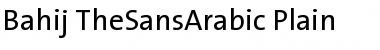Bahij TheSansArabic Plain Regular Font