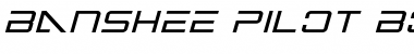 Banshee Pilot Bold Italic Bold Italic Font