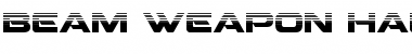 Download Beam Weapon Halftone Font