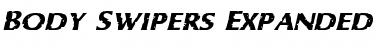 Body Swipers Expanded Italic Font