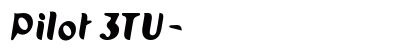 Pilot 3TU- font free download