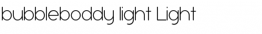 bubbleboddy light Font