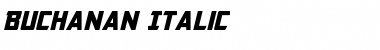 Buchanan Italic Italic Font