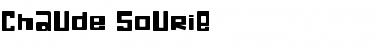 ChAUde-SoUriE Regular Font