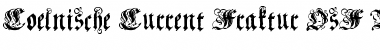 Coelnische Current Fraktur OsF UNZ1 Regular Font