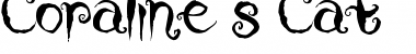 Coraline's Cat Regular Font