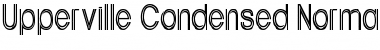 Upperville Condensed Normal Font