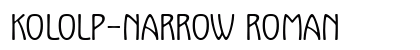 KoloLP-Narrow Roman