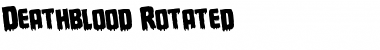 Download Deathblood Rotated Font