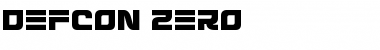 Download Defcon Zero Font