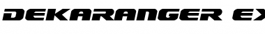 Download Dekaranger Expanded Italic Font