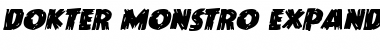 Dokter Monstro Expanded Italic Expanded Italic Font