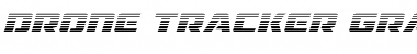 Drone Tracker Gradient Italic Italic Font