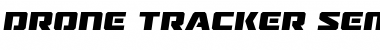 Drone Tracker Semi-Italic Semi-Italic Font