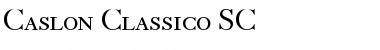 Caslon Classico SC Regular Font