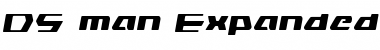 DS man Expanded Semi-Italic Expanded Semi-Italic Font