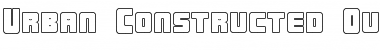 Urban Constructed Outline Font