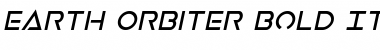 Earth Orbiter Bold Italic Bold Italic Font