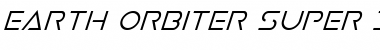 Earth Orbiter Super-Italic Font