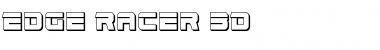 Edge Racer 3D Font