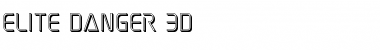 Elite Danger 3D Regular Font