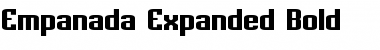 Empanada Expanded Bold Font