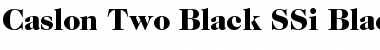 Caslon Two Black SSi Black Font
