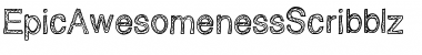 EpicAwesomenessScribblz Medium Font