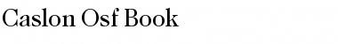 Caslon-Osf Book Font