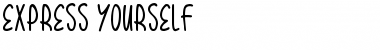 Express Yourself Regular Font