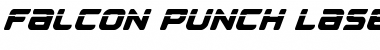 Falcon Punch Laser Font