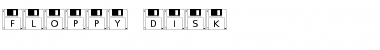 Floppy Disk Regular Font