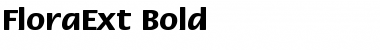 FloraExt-Bold Regular Font