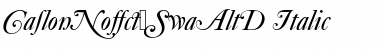 CaslonNo540SwaAltD Italic Font