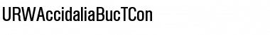 URWAccidaliaBucTCon Regular Font