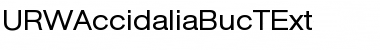 URWAccidaliaBucTExt Regular Font