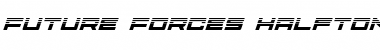 Future Forces Halftone Italic Font