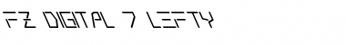 FZ DIGITAL 7 LEFTY Normal Font