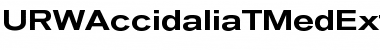 URWAccidaliaTMedExt Regular Font