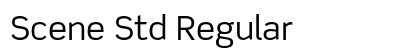 Scene Std Regular font free download